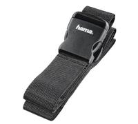 Hama Sangle pour bagages – simple, fermeture sécurisée, 5 x 200 cm, noir