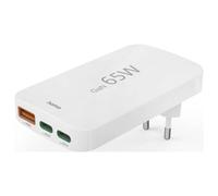 Hama Schnellladegerät, 2x USB-C, 1x USB-A, flaches Mini-Ladegerät, PD, 65 W, WS
