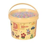 Hama Seau à perles midi à faire soi-même | Environ 10 000 perles fusibles | Décoration mosaïque Arts et loisirs créatifs pour enfants à partir de 5 ans | Mélange de couleurs 50