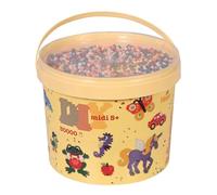 HAMA - seau de perles à repasser DIY | env. 10 000 perles midi | loisirs créatifs et mosaïques pour enfants dès 5 ans | jeu créatif et décoration artisanale | Colour Mix 58