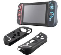 Hama Skin Protection Grip Cover pour Nintendo Switch Joy-Con Set, Noir