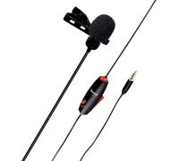 Hama Smart Micro-cravate Micro Type de transmission (détails):filaire avec pince, avec sacoche, avec bonnette anti-vent jack