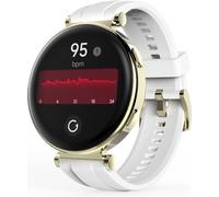 Hama Montre connectée 7000" (Montre Sport, écran AMOLED 1,32", Fonction Prise d’appels, contrôle Vocal Siri/Google, étanche IP68/3 ATM), dorée