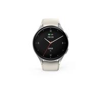 Hama Smartwatch 8900 Argent Alliage Aluminium Intelligente Silicone Beige