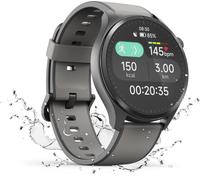 Hama Smartwatch 9000 - Montre connectée Anthracite avec Appels, Bluetooth, Doubl