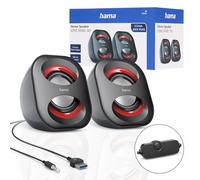 Enceinte pour ordinateur portable Sonic Mobil 183 , noire/rouge - Neuf