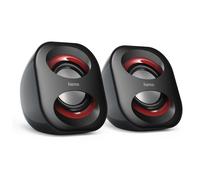 Enceinte pour ordinateur portable Sonic Mobil 183 , noire/rouge - Neuf