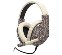Hama SoundZ 333 Casque Avec fil Arceau Gaming USB Type-A Beige et Marron
