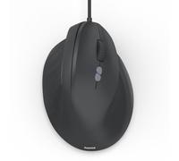 Hama Souris verticale filaire ECM-500R - Ergonomique pour droitiers, 7 boutons, DPI réglable, Noir