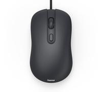 Hama Souris optique filaire CM-100, ambidextre, 4 boutons, DPI 1000/1600/2000, noir