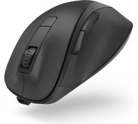 Hama MW-500 Recharge Souris sans Fil - Technologie 2.4Ghz, Rechargeable en USB C, Capteur Blue Wave 1600 dpi, Technologie Smart-Link, Clics Silencieux, Droitier/e - Noire