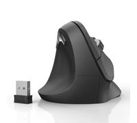 Hama Souris verticale, ergonomique EMW-500L pour gaucher Sans fil Noir Souri