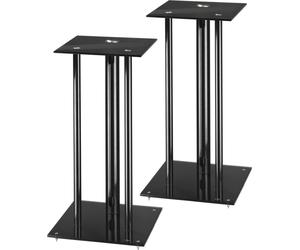 Hama Speaker Stand Next - Lot de 2 Pieds pour Enceintes - Noir