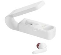 Hama Hi-Fi Oreillette Bluetooth Stereo blanc Affichage de la charge de la batterie, micro-casque, boîtier de charge, commande tactile Blanc. G