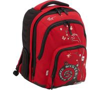 Hama Sportsline Sac à dos 42 cm Couleur : black girl (rouge)
