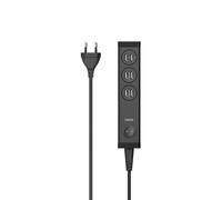 hama station de charge USB câble de charge avec adaptateur noir, 34 Watt