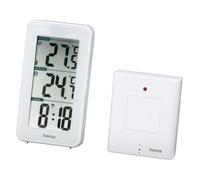 HAMA | Station météo 2 pièces, température intérieure et extérieure, degrés Celsius et/ou degrés Fahrenheit, précision ±2°C