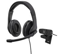 Hama Stream Set, caméra FullHD C-400 et casque avec microphone HS-USB300, USB