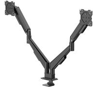 Hama Support d'écran 00220907 pour 2 moniteurs – vérin à gaz, entièrement mobile, 17–35" Noir