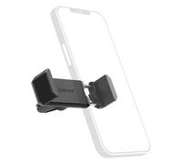 Hama Support téléphone voiture Compact – Clip grille d'aération 55–85 mm, pivotant 360°, Noir