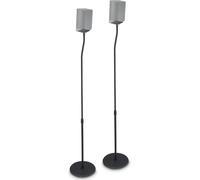 HAMA Support d'enceinte universel, lot de 2, noir