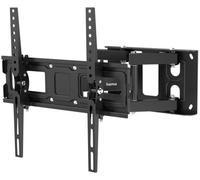 Hama Support mural TV 00220897 – 75" extensible, inclinable, pivotant – jusqu'à 40 kg, Noir