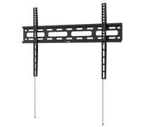 Hama Support Mural TV Fixe - Garantie 10 Ans (TV 32" à 75", jusqu'à 40 kg, VESA jusqu'à 600x400, Profil Plat, Faible Distance au Mur, Chevilles Fischer Incluses) Noir