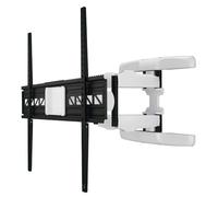 Hama Support mural TV FULLMOTION inclinable et pivotant pour TV écran plat entre 117 cm et 229 cm (46" à 90"), jusqu'à 75 kg de charge supportée, VESA 800x600, Blanc