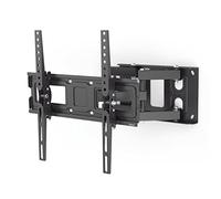 Hama Support Mural TV FULLMOTION (pour Une Diagonale d’écran de 81 à 165 cm (32" à 65"), VESA Jusqu’à 400 x 400, Bras en Ciseaux) Noir