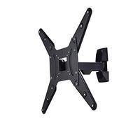 Hama Support mural TV FULLMOTION (pour une diagonale d’écran de 81 à 165 cm (32" à 65"), VESA jusqu'à 400x400, 1 bras) Noir