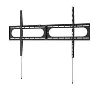 Hama Support Mural TV Garantie 10ans (TV 37" à 120", VESA jusqu'à 1100 x 600, jusqu'à 100 kg, écran de 94 à 305 cm, Support Plat, Distance au Mur 2.8cm, avec Chevilles Fischer) Noir