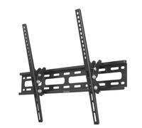 Hama Support Mural TV Inclinable Garantie 10ans (TV 32" à 75", 191cm et 40Kg Max, Inclinaison en continu +5/-15°, VESA jusqu'à 600x400, Niveau à Bulle intégré et Chevilles Fisher) Noir