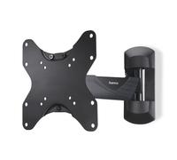 Hama Support mural TV inclinable pivotant extensible 19–48" (122 cm) 35 kg VESA jusqu'à 200x200 Noir