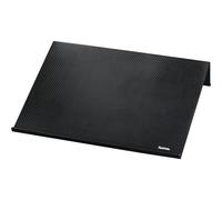 Hama Support pour Ordinateur Portable Carbone (Support pour Ordinateur Portable jusqu'à 47 cm, Hauteur 8 cm, Pieds en Caoutchouc antidérapants, Aspect Carbone) Noir
