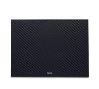 Hama Support pour Ordinateur Portable Carbone (Support pour Ordinateur Portable jusqu'à 47 cm, Hauteur 8 cm, Pieds en Caoutchouc antidérapants, Aspect Carbone) Noir