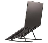 Hama - Support pour Ordinateur Portable Light, Pliable, inclinable, pour Ordinateur Portable jusqu'à 15,4", Noir