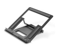 Hama Support pour ordinateur portable Métal, inclinable sur 4 niveaux, pliable, jusqu'à 40 cm (15,6), Gris (00126814)