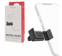 Hama Support Téléphone Voiture Flipper (Fixation sur Grille aération, pivotable 360°, pour Smartphone de 6 à 8 cm, compacte) Noir