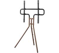 HAMA Support TV "Design chevalet", 191 cm (75"), hauteur variable, aspect bois noyer (00220872)