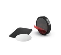 Hama Support Universel Voiture Magnet (pour Tous Les Smartphones et tablettes, à Coller, Poids de 59 g) Noir/Gris