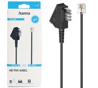 Hama Tae-N Câble 10m Tae Sur Modulaire 6P2C pour Fax à Partir De Modem Câble Fax