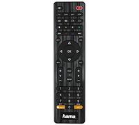 Hama Télécommande universelle "Smart TV" 4 en 1 (Contrôle 4 Appareils Préprogrammés, TV/DVD/STB/VCR, Télécommande de Remplacement pour Télécommande MultiFonction IR) Noir
