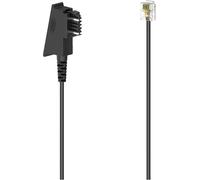 Hama téléphone (analogique) Câble de raccordement [1x TST mâle - 1x RJ12 mâle 6P6C] noir