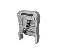 Hama Testeur de piles Universel (Testeur de batterie Universel pour piles AA/AAA/C/D/N/E/CR123A/CR2/CR-V3/1,5V/3V/2CR5/CR P2, piles boutons, Afficheur LCD) Gris