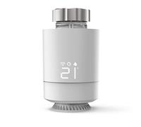 Hama Tête Thermostatique Connectée et intelligente WiFi (pour Kit de chauffage Connecté 00176592 compatible Alexa Google Home, Robinet Intelligent pour Radiateur à Eau Chaude) Blanc