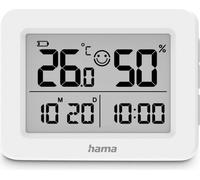 HAMA Thermomètre et hygromètre "Lefkada", blanc (00222231)