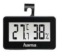 Hama Thermomètre/hygromètre Mini, noir Noir G