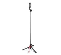 Hama Trépied Perche à Selfie 2 en 1 "Fancy Stand 110 II (Trépied de 31 à 110 cm, Ultra Léger, Support Téléphone Portable, Déclencheur à Distance Bluetooth, en Aluminium) Noir
