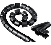 Hama Tube guide-câbles plastique noir flexible (Ø x L) 20 mm x 2.5 m 1 pc(s) 00220996