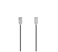 Hama Ultra-Slim câble HDMI 1 m HDMI Type A (Standard) Noir, Argent